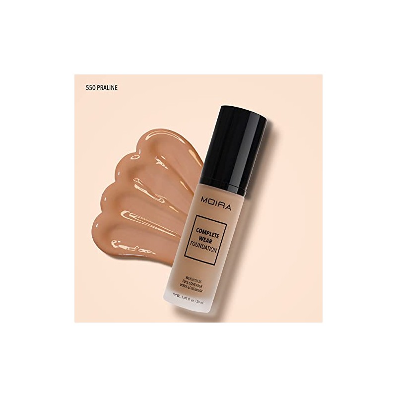 Bases de maquillaje Moira Complete Wear Foundations (CWF550)