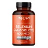 Selenio Aminoquelado Prettan Suplemento Antioxidante 90 Caps Sin Sabor