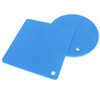 5 PCS 2 Round 3 Square Silicone Honeycomb Mat Multipurpose
