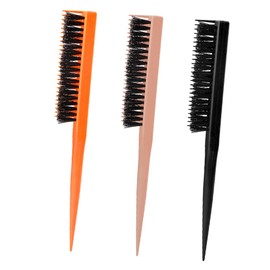 Healeved 3pcs Bristle Hair Styling Comb for Women Tail Comb for Teasing Slicking Back Hair Lightweight and Hairdressing Tools