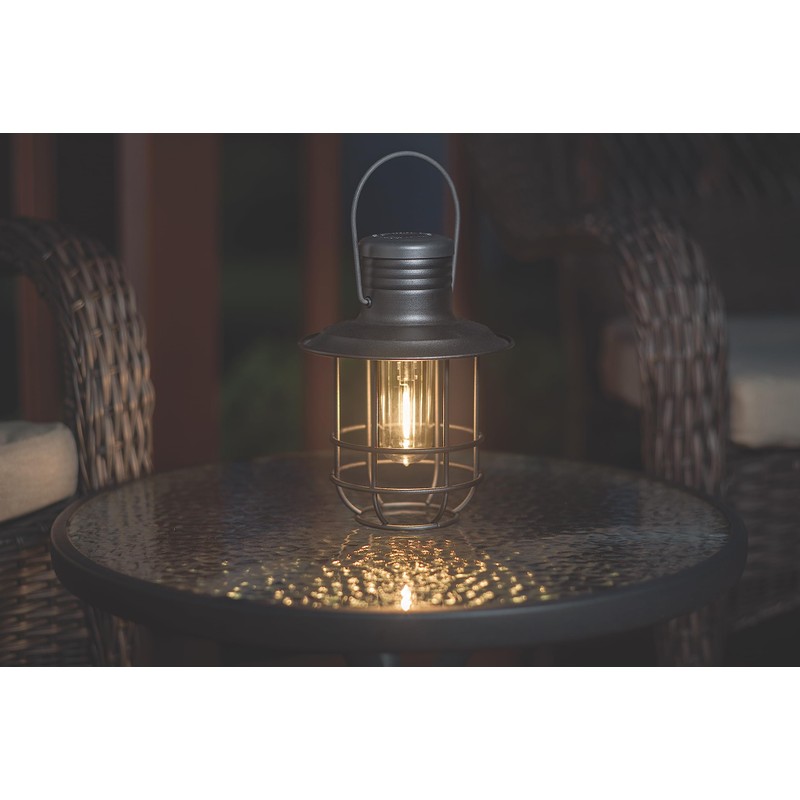 Xodus Innovations BL820-2 Battery-Operated LED Filament Style Lantern Outdoors Either