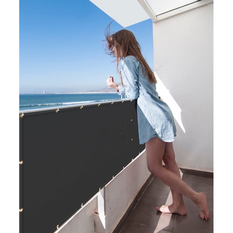 FLASLD Heavy Duty Fireproof Fence Cover and Screen Protect Deck