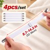 Adjustable Bed Sheet Fastener Straps, 4-Pack Elastic Sheet Grippers with