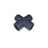 ERA 3/4” PVC Cross Fitting Schedule 80 – Gray Socket