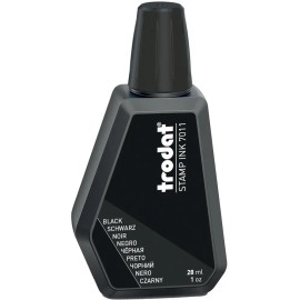 Tinta Trodat Para Almohadillas De Sellos De Goma Manuales Color Negro