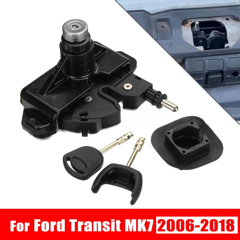 AUTOXBERT Bonnet Lock Hood Release Latch Set With 2 Keys
