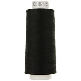 trojalock overlockgarn - Black