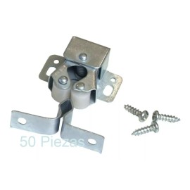 Herrajes Guerrero Resbalon Broche Tipo Ajax Para Puerta 50 Piezas Con Tornillo