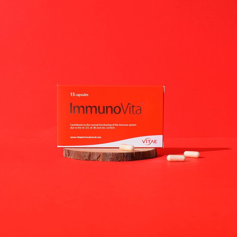 Vitae ImmunoVita 15 Capsules, Yeast Betaglucans, Vitamin D3, Vitamin B6