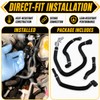 HVAC Heater Supply Return Hose Kit Compatible with 2014-2018 Jeep