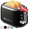 MÜELLERHOME Retro Toaster 2 Slice, 7 Browning Levels, 3 Functions