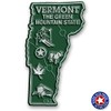Vermont State Map Magnet