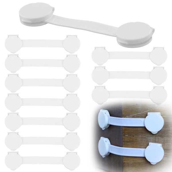 Lunaanda Pack of 10 Child Safety Cabinets, Child Lock for