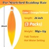Braiding Hair Extensions 26 Inch Pre stretched Braiding Hair Hot