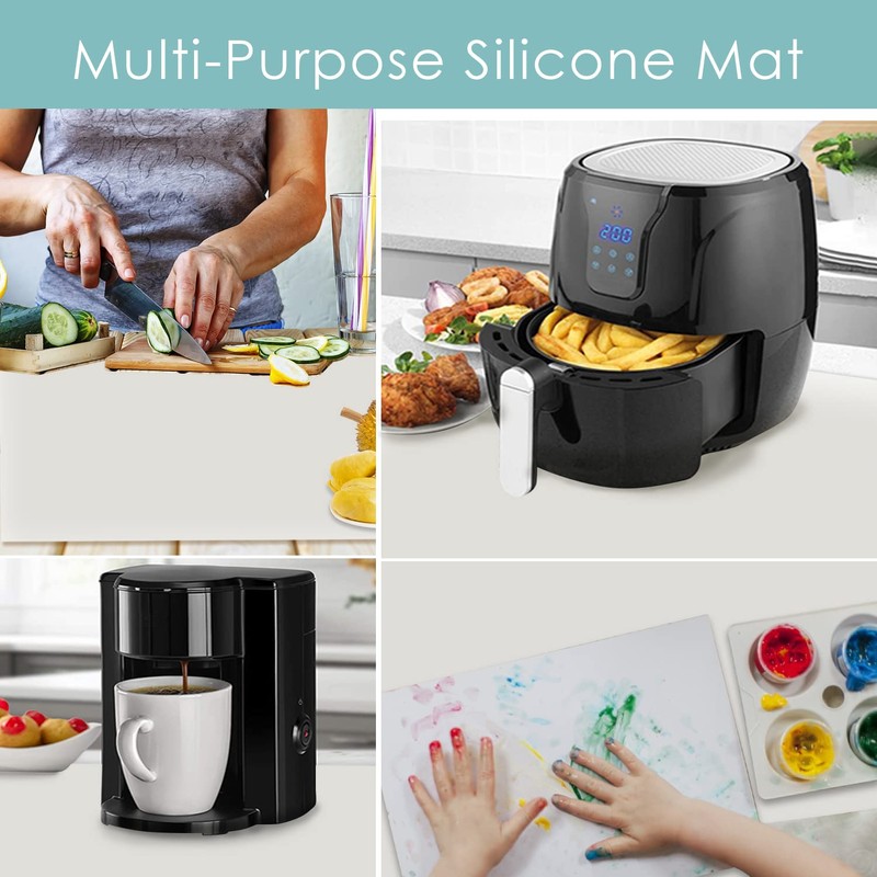 Extra Large Silicone Table Mat, Food-Grade Silicone Mat for Crafts