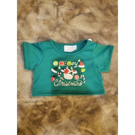 Build-A-Bear Workshop Build a Bear Mooey Christmas Cow Shirt - New With Tags