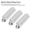 3Pcs Electric Guitar Single Coil Pickup Cover Copper Instrument Accessory