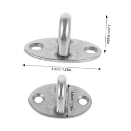 UKCOCO 10pcs Heavy Duty Stainless Steel Ceiling Hooks Mounting Hooks for Versatile Hanging Any Room Weather Resistant Design for Reliable Support