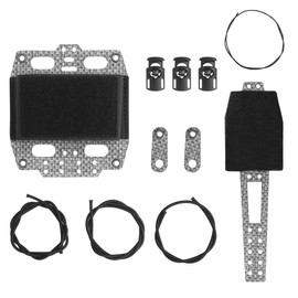 Tactical Helmet PVS31 NVG Battery Box Storage Pouch,Adjustable Fast Helmet Retention System,T-Shaped Battery Holder Pack with Counterweight Bag