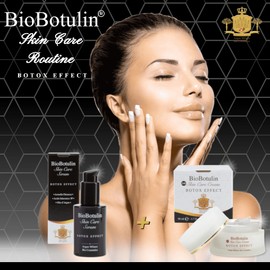 BioBotulin 24h Skin Care Cream - 50 ml - Anti-Wrinkle Cream for Face, Neck and Décolleté - Ingredients: Acmella Oleracea, 3P Hyaluronic Acid, Argan, Collagen, Aloe Vera