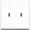 RiteAV - 2 Port HDMI - Dual Gang Wall Plate