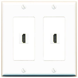 RiteAV - 2 Port HDMI - Dual Gang Wall Plate