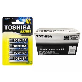 Toshiba AA LR6 E91 MN1500 1.5v Alkaline Batteries (48 Batteries)