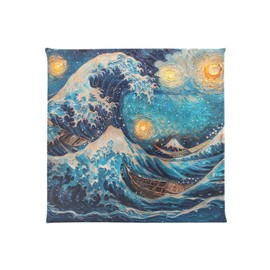 STAYTOP Seat Cushion,Art Van Gogh Oil Painting Office Chair Cushion with Non-Slip Cover, Relieve Back Pain, Outdoor and Indoor seat Cover, Used in Office Chairs, Cars, wheelchairs