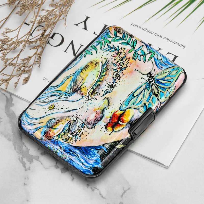 ELFISH RFID Blocking Credit Card Protector Aluminum ID Case Hard