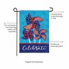 Evergreen Flag Patriotic Garden Flag 12x18 Double Sided, Patriotic House