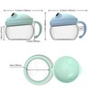 SELEWARE No Spill Snack Cups for Toddlers 2-Pack - Spill-Proof