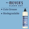Mrs. Meyer's Clean Day Dishwashing Liquid Dish Soap, Cruelty Free