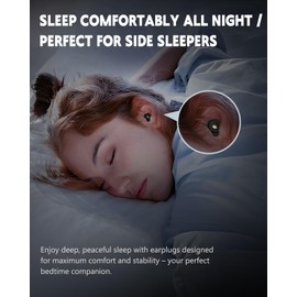 Spriman SilentNest Noise Canceling Sleeping Earplugs – Up to 50dB Noise Reduction, Reusable Soft Ear Plugs for Hearing Protection, Sleeping, Noise Sensitivity, Includes 8 Ear Tips & Carrying Case
