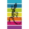 Miracle Home. Microfibre Beach Towel Salamander Menorca 100% Polyester 75