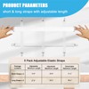 Tablecloth Clips Hidden Strap 5 Pack, Adjustable Elasticity Picnic Table