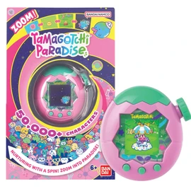 TAMAGOTCHI Bandai Paradise Digital Pet Pink Land Shell | Evolved Electronic Pet Toy With Zooming Worlds Paradise Virtual Pets For Kids And Adults Make Fun Gifts For Girls And Boys
