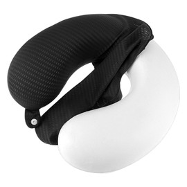 Gjinxi Neck Pillow Replacement Cover Travel U Neck Pillow Case Cover Travel Neck Pillow Cover Pillow, 13.39‘’ U Shaped Neck Pillow Washable Cover, Airplane Pillow Cover (Only Pillow Covers, no Filler)