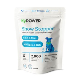 K9 Power Show Stopper for Dogs 1lb – Boosts Coat Shine & Promotes Healthy Skin Tone - Strengthens Immune System - Enhances Digestive Health