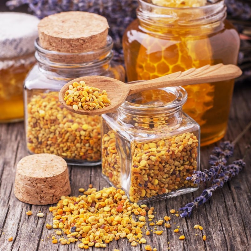 Flower Pollen (250 g), Bee Pollen Natural from Multicolour Pollen,