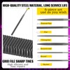 Zonon 6 Pcs Guitar Fret End Dressing File Guitar Nut