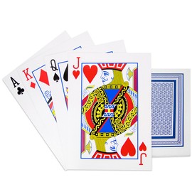 MIDWAY MONSTERS Jumbo and Super Jumbo Oversized Playing Cards | 54 Cards | Poker Deck of Cards | Super Jumbo Oversized 8.25"x11.75"