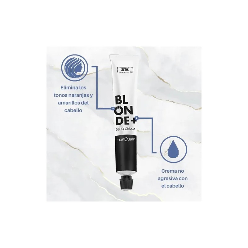 Postquam Crema Decolorante BLOND+ , Decolora y Neutraliza Tonos Anaranjados