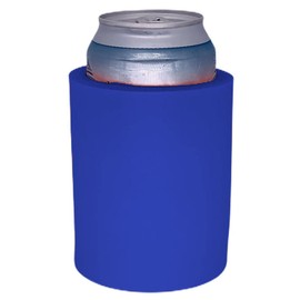 Blank Thick Foam Old School Can Cooler (Royal Blue)