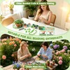 MROUEN 4074 Pcs Green Glass Beaded Plant DIY Kit –