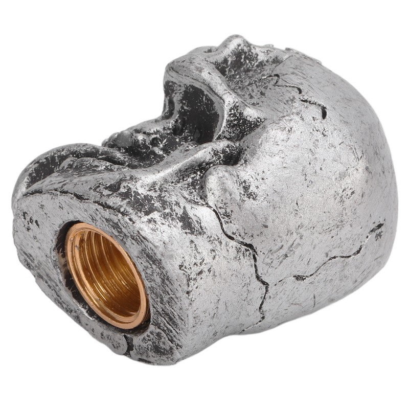 4PCS Tire Valve Cap Set Skull Style Dustproof Universal for