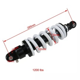 TDPRO_PARTS DNM 295mm 11.6" 1200lbs Rear Air Shock Sping Dirt Bike KLX110 CRF110 Motorcycle