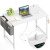 Casaottima 40 inch Computer Desk, Modern Simple Style Desk for