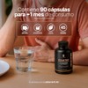 Crcuma Jengibre 90 Cpsulas 1400 mg por porcin. Adicionado con