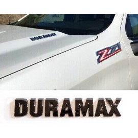 GM Gloss Black 2019-2023 Silverado 1500 2500hd 3500hd Duramax Hood Emblem Badge OEM