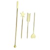 Healeved 4pcs Manicure Mixing Tools Nail Gel Rods for Nail